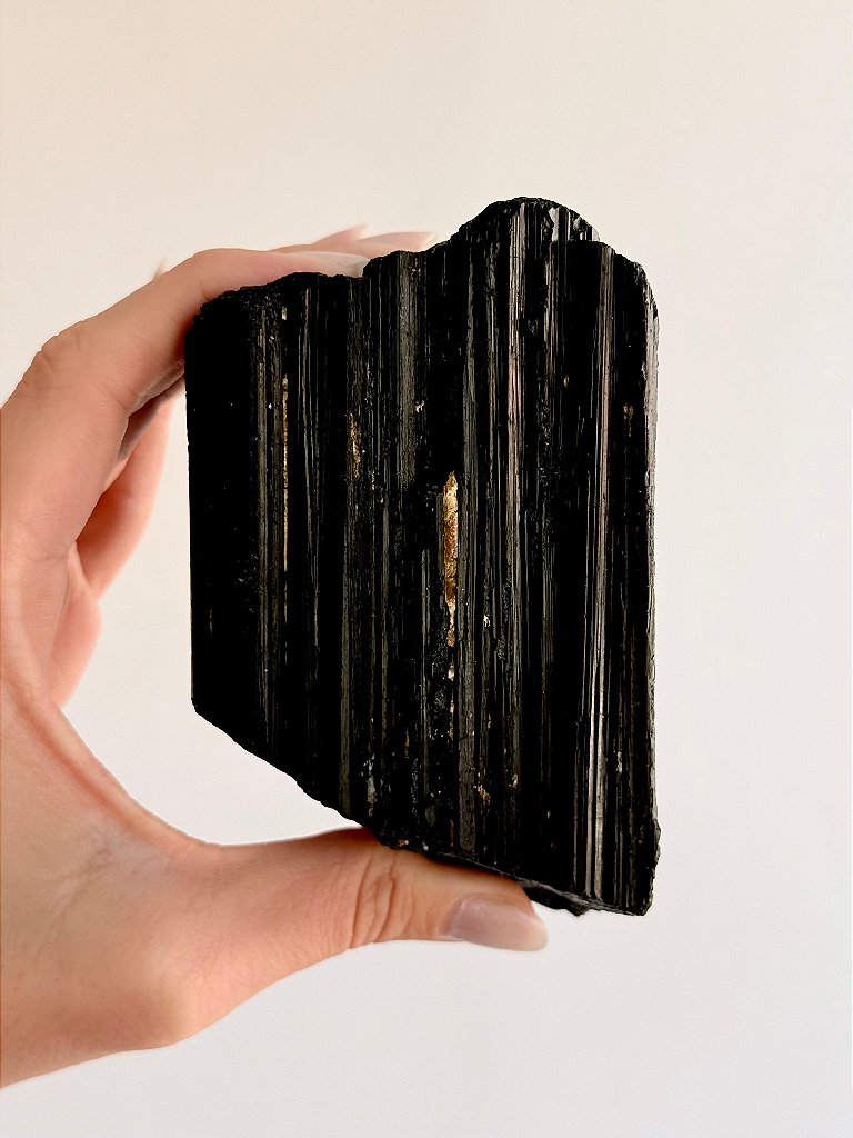 Turmalina Negra de Ambiente GG 701 a 900g - Proteção Energética e Espiritual, Inseguranças e Soluções