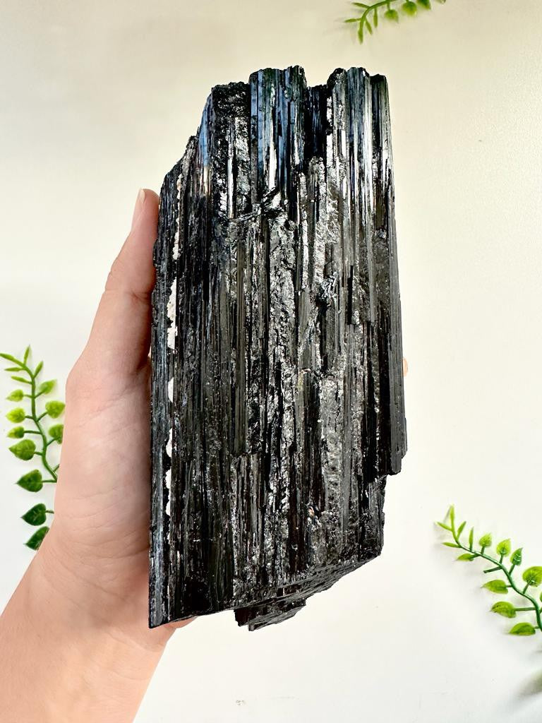 Turmalina Negra de Ambiente XG 1000 a 1200g - Proteção Energética e Espiritual, Inseguranças e Soluções