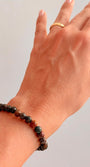 Pulseira de Pietersita Redonda 6mm - Pedra da Tempestade; Quebra de Padrões, Impulso Interior; Novos Começos