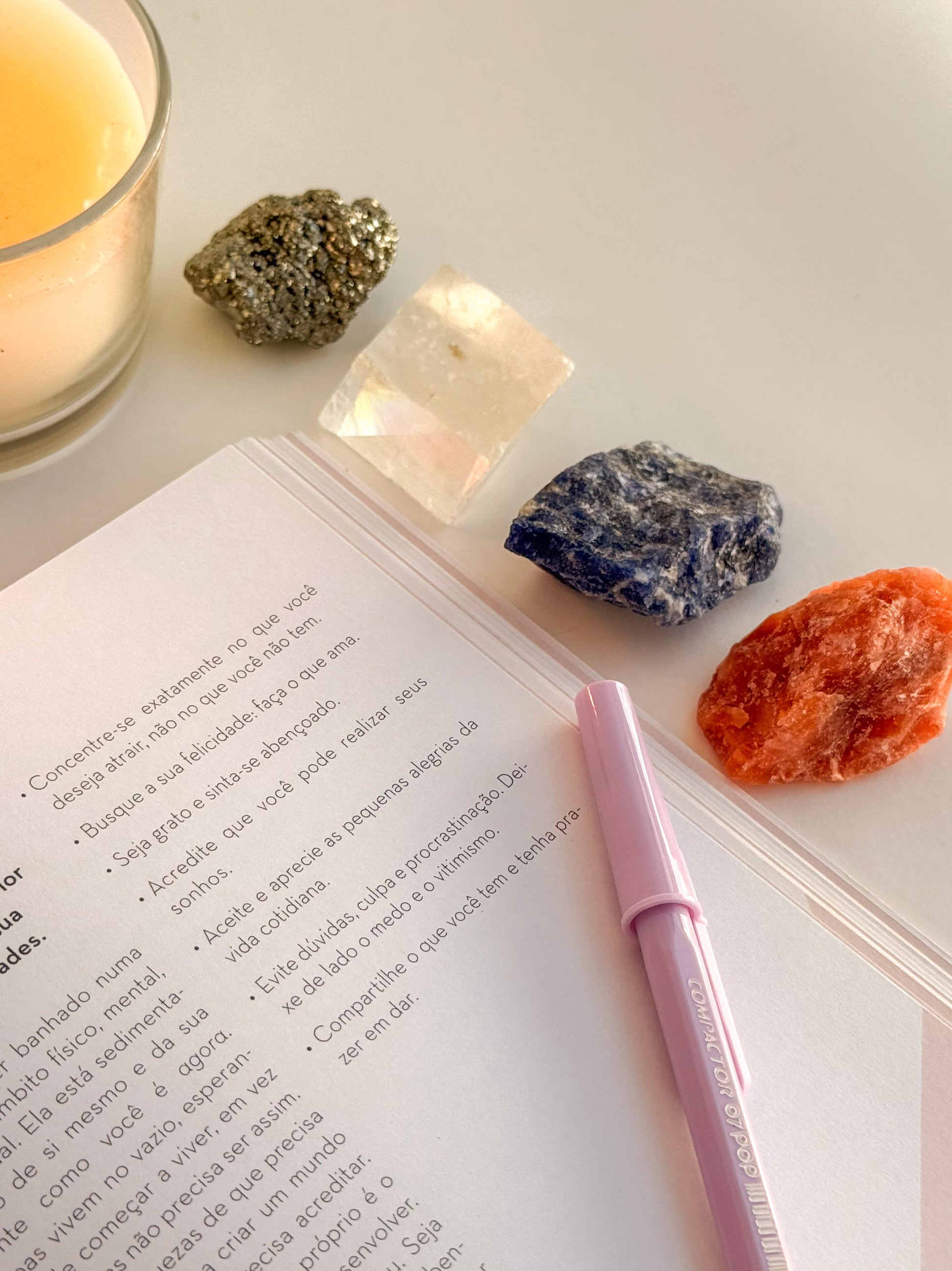 Kit Estudo e Trabalho - Coloque na Sua Mesa - Concentração, Memória, Foco e Prosperidade