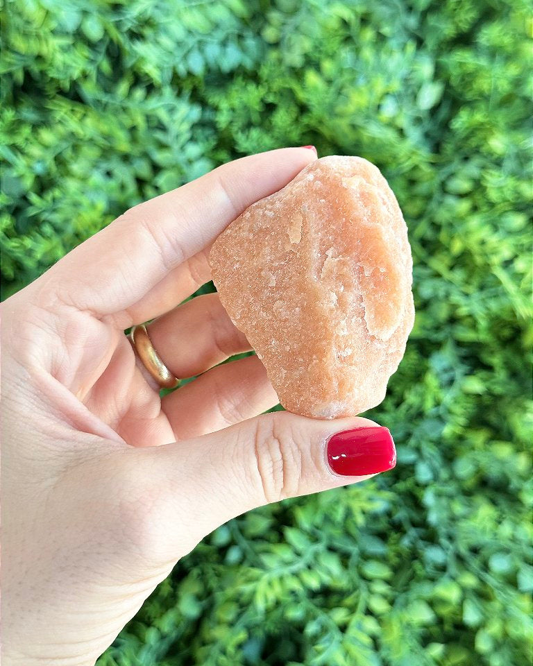 Calcita Laranja Bruta - Pedra da Alegria, Vitalidade, Expressão