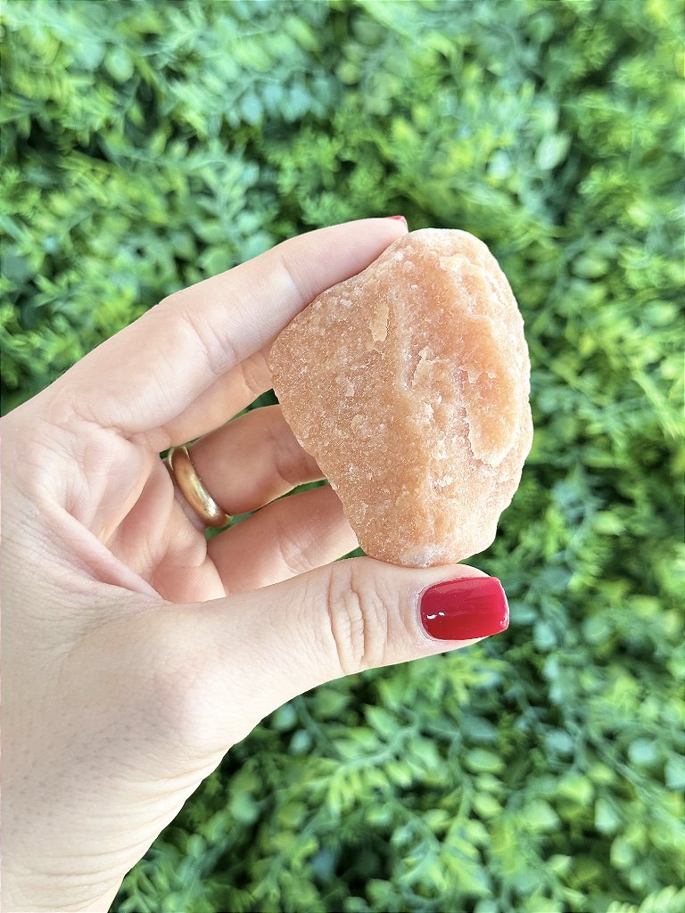 Calcita Laranja Bruta - Pedra da Alegria, Vitalidade, Expressão