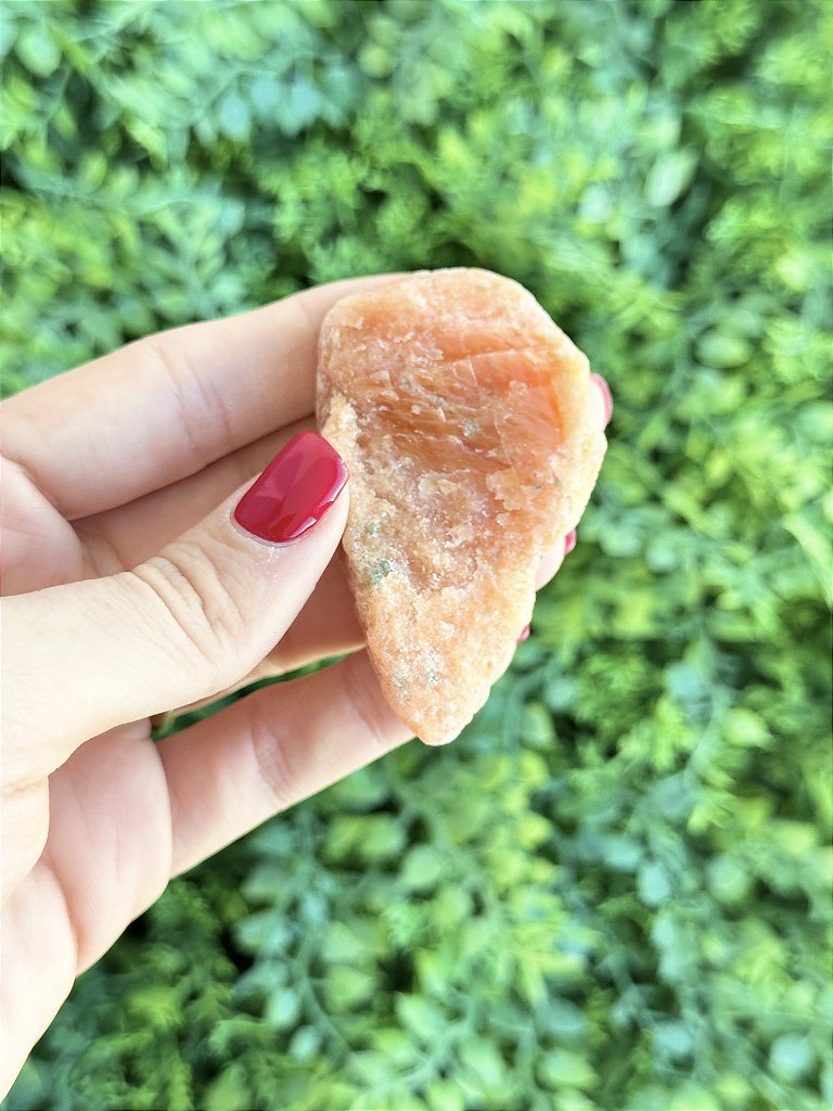 Calcita Laranja Bruta - Pedra da Alegria, Vitalidade, Expressão