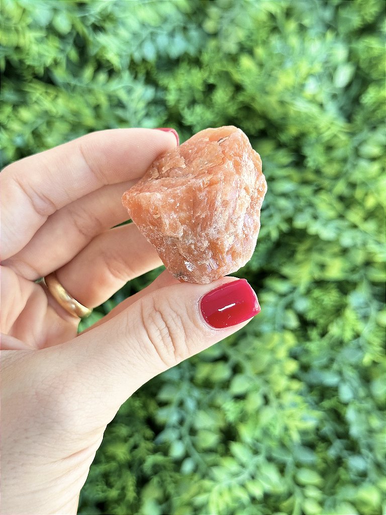 Calcita Laranja Bruta - Pedra da Alegria, Vitalidade, Expressão