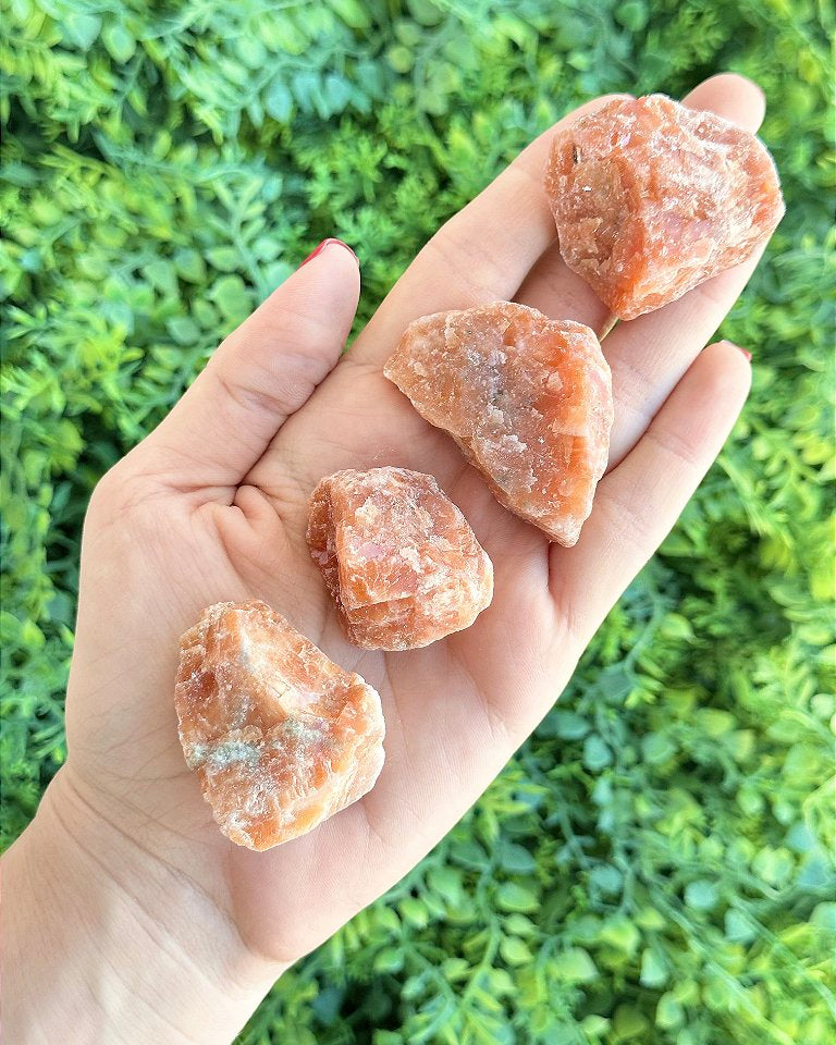 Calcita Laranja Bruta - Pedra da Alegria, Vitalidade, Expressão