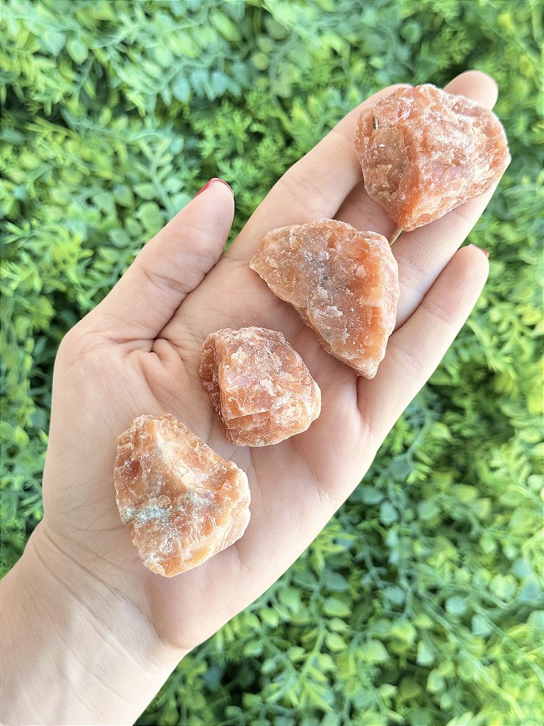 Calcita Laranja Bruta - Pedra da Alegria, Vitalidade, Expressão