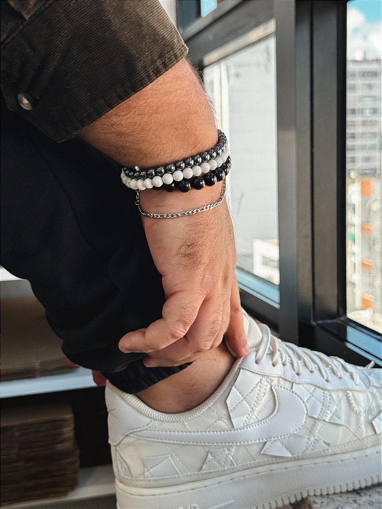 Pulseira Masculina de Aço Inox