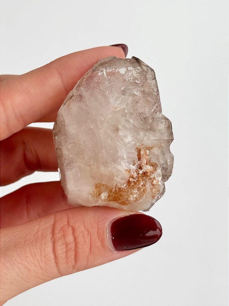 Cristal Elestial com Inclusão de Mica - Cristal Mestre - Desapego, Desobsessão, Autoconhecimento, Mudanças e Medos