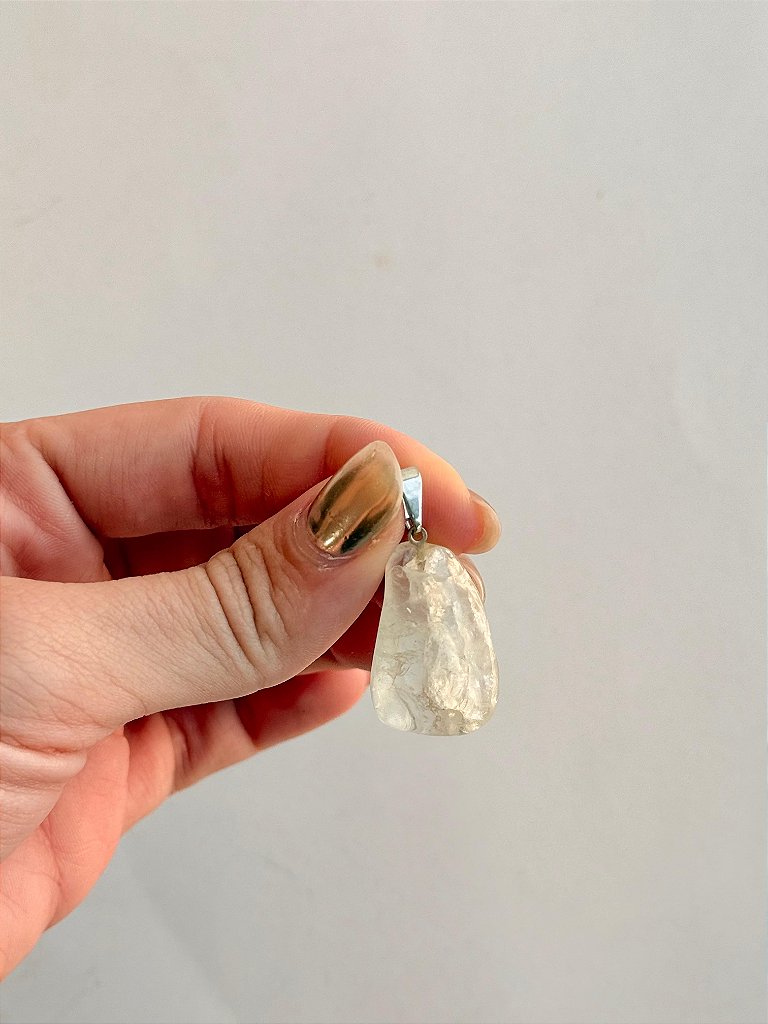 Pingente de Água Marinha Especial - Pedra da Ansiedade, Desfaz Confusões, Protege os Pensamentos