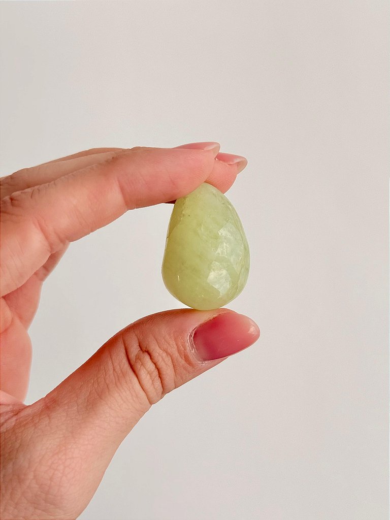 Água Marinha Natural Rolada - Pedra da Ansiedade, Desfaz Confusões, Protege os Pensamentos