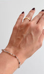 Pulseira de Quartzo Rutilado 2mm Multifacetada - Cura do Passado; Manifestação; Amplificador; Viagens Astrais