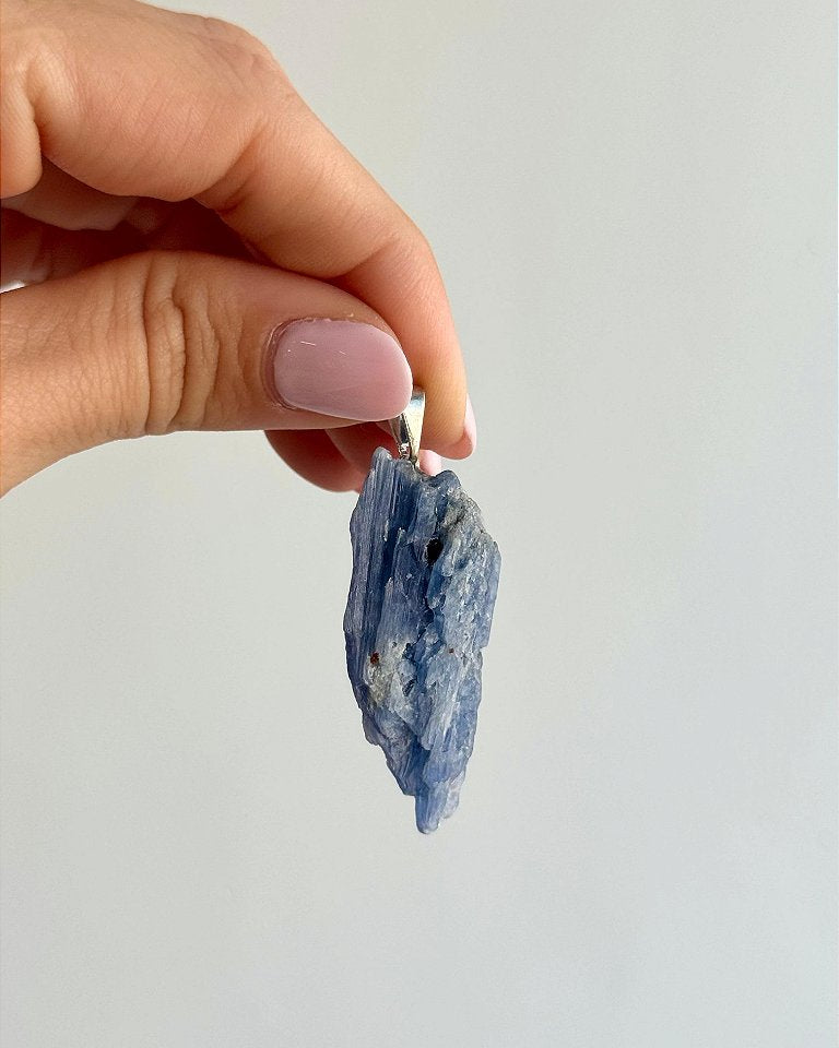 Pingente de Cianita Azul - Proteção dos Anjos