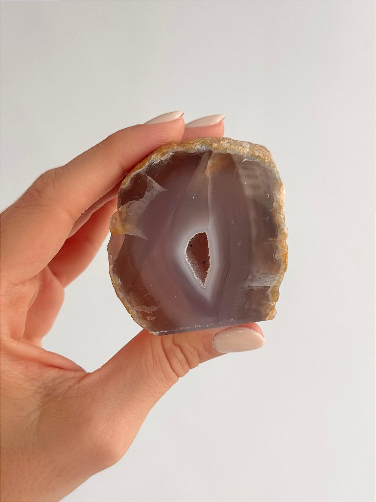 Geodo de Ágata Intuitivo P - Pedra da Sorte