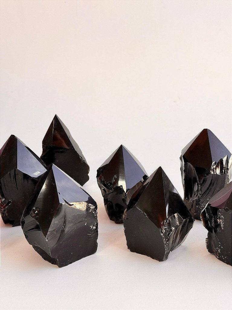 Ponta Geradora de Obsidiana - Proteção e Consciência