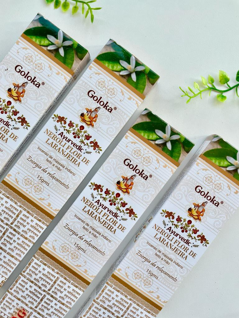 Incenso Goloka - Ayurvedic Flor de Laranjeira