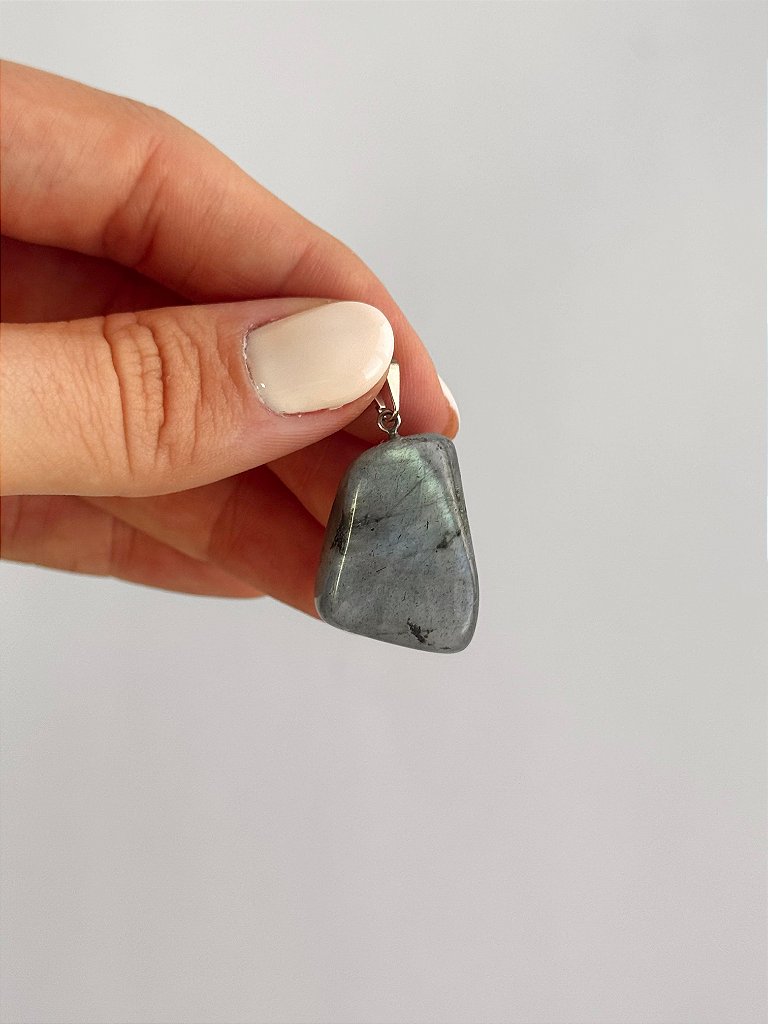 Pingente de Labradorita Qualidade Especial - Pedra da Magia; Quem é você; Conexão Espiritual