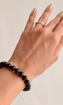 Pulseira de Granada Redonda 8mm - Poder Sexual, Ousadia, Autoestima, Paixão e Desejo
