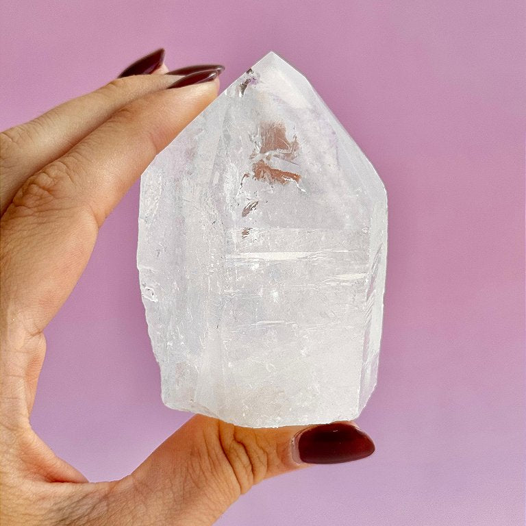 Ponta Geradora de Quartzo Cristal - Purificação, Energização e Intensificador