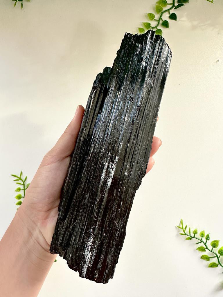 Turmalina Negra de Ambiente XG 1000 a 1200g - Proteção Energética e Espiritual, Inseguranças e Soluções