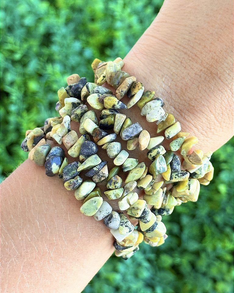 Pulseira de Serpentinita - Esgotamento Emocional; Retome o Controle Sobre a Vida