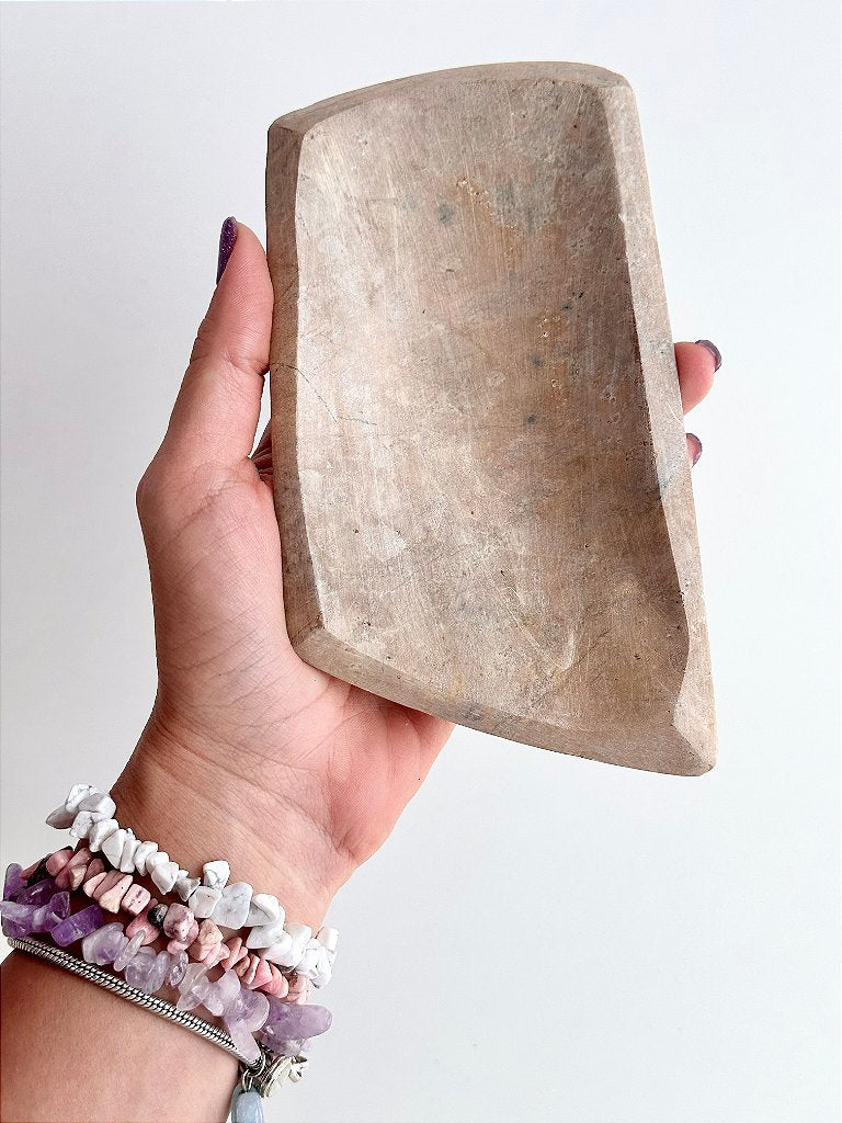 Bowl de Pedra Sabão G - Para arrumar e decorar com seus cristais