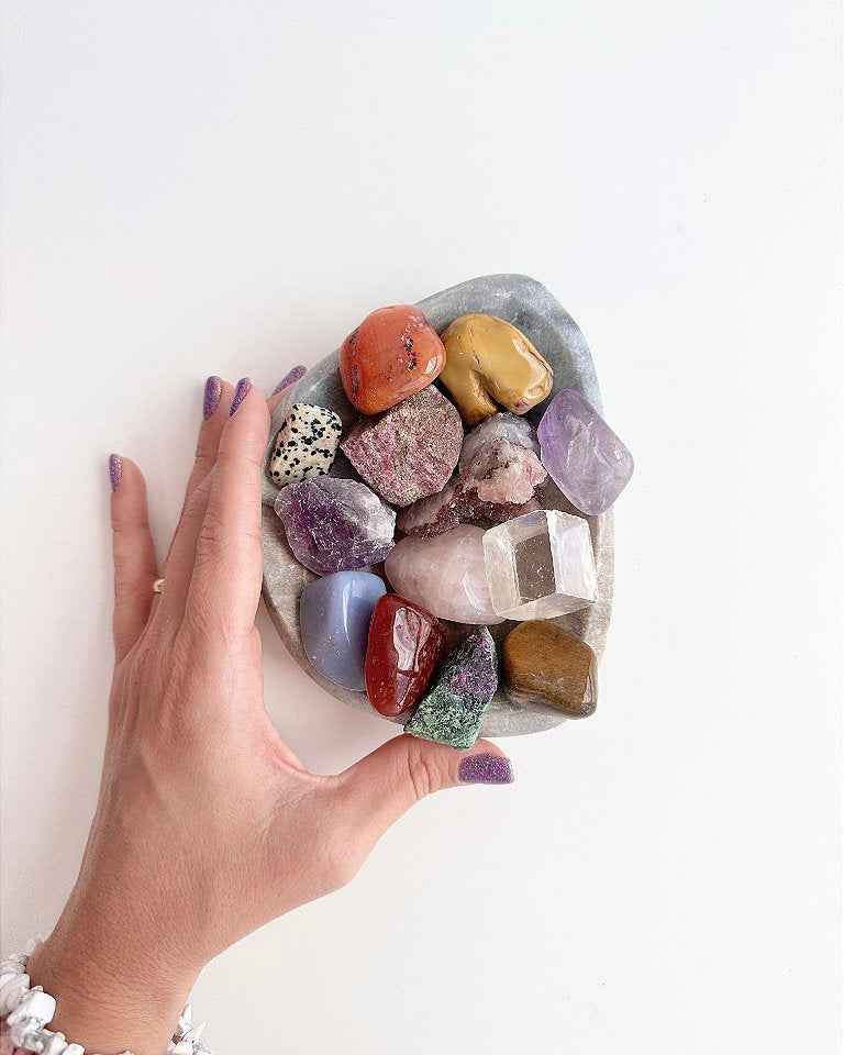 Bowl de Pedra Sabão G - Para arrumar e decorar com seus cristais