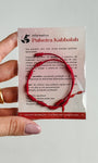 Pulseira Kabbalah dos 7 nós Vermelha - Amuleto de Proteção e Prosperidade