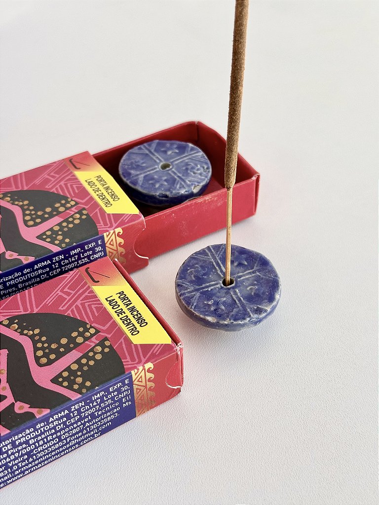 Incenso Kultrún  - Morango com Champanhe + Incensário