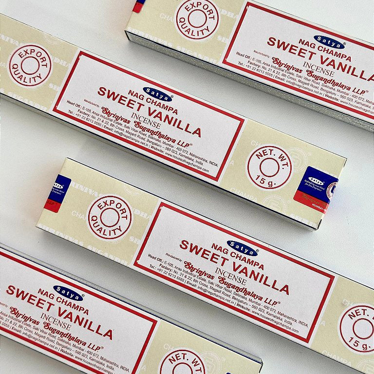 Incenso Satya - Sweet Vanilla