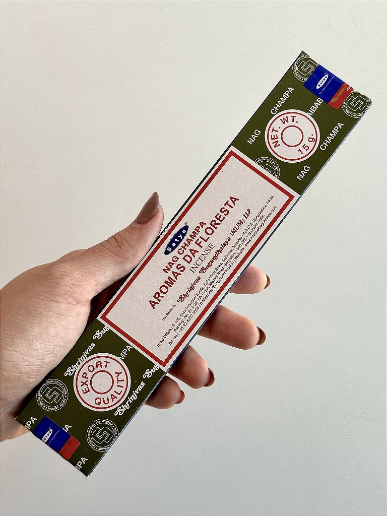 Incenso Satya - Aromas da Floresta