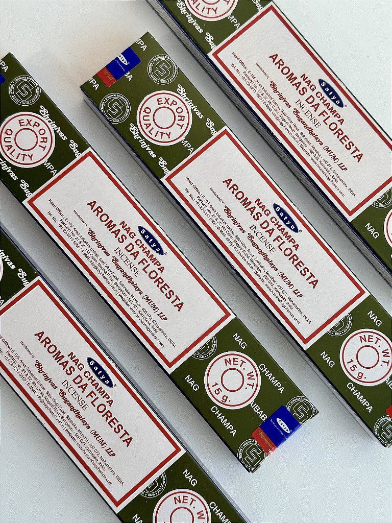 Incenso Satya - Aromas da Floresta