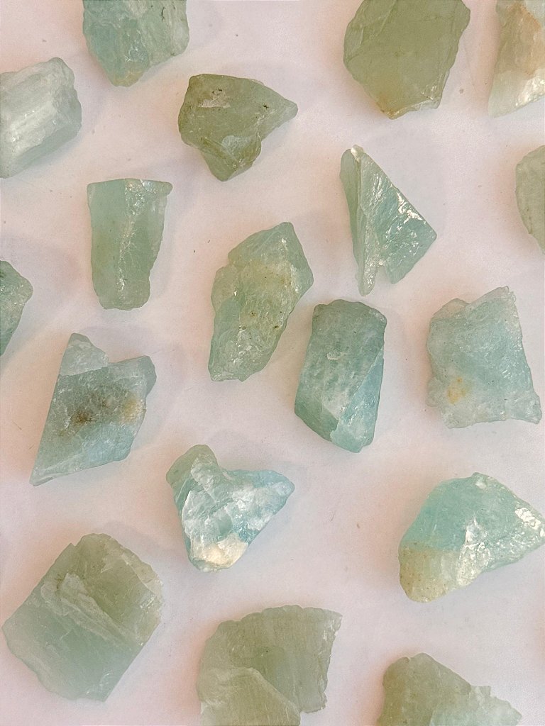 Água Marinha Natural Bruta - Pedra da Ansiedade, Desfaz Confusões, Protege os Pensamentos