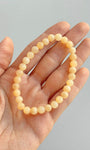 Pulseira de Calcita Amarela Redonda 6mm - Movimento, Realizações, Alegria e Entusiasmo