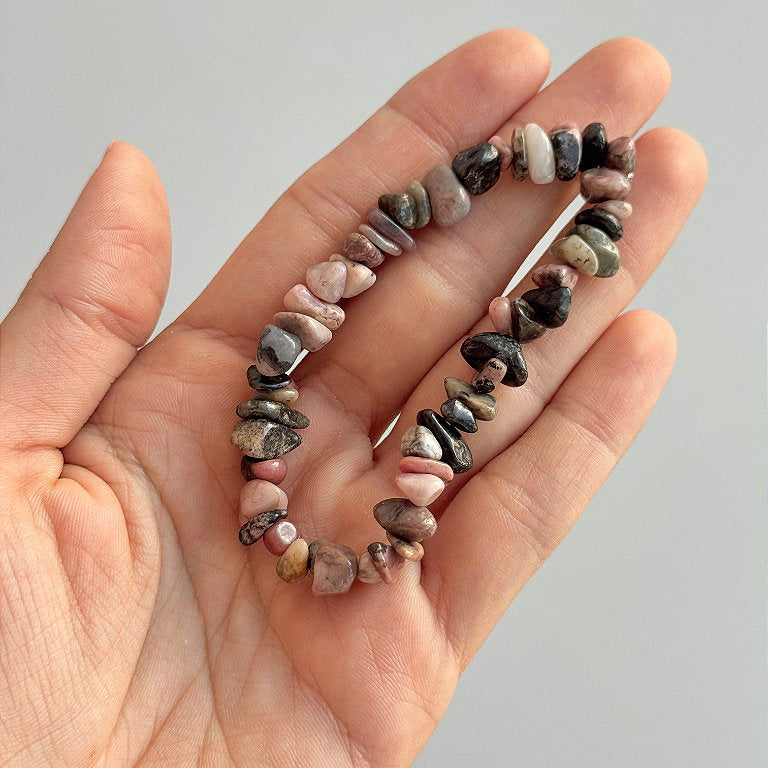 Pulseira de Rodonita - Magnetismo pessoal e atração
