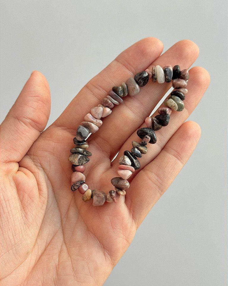 Pulseira de Rodonita - Magnetismo pessoal e atração