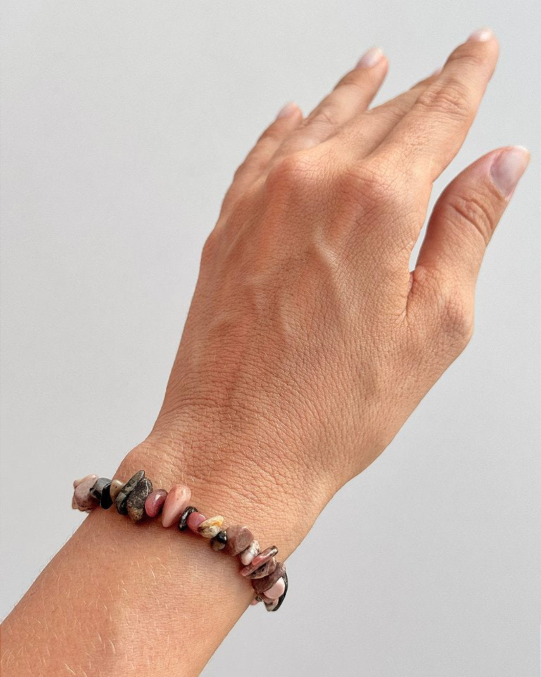 Pulseira de Rodonita - Magnetismo pessoal e atração