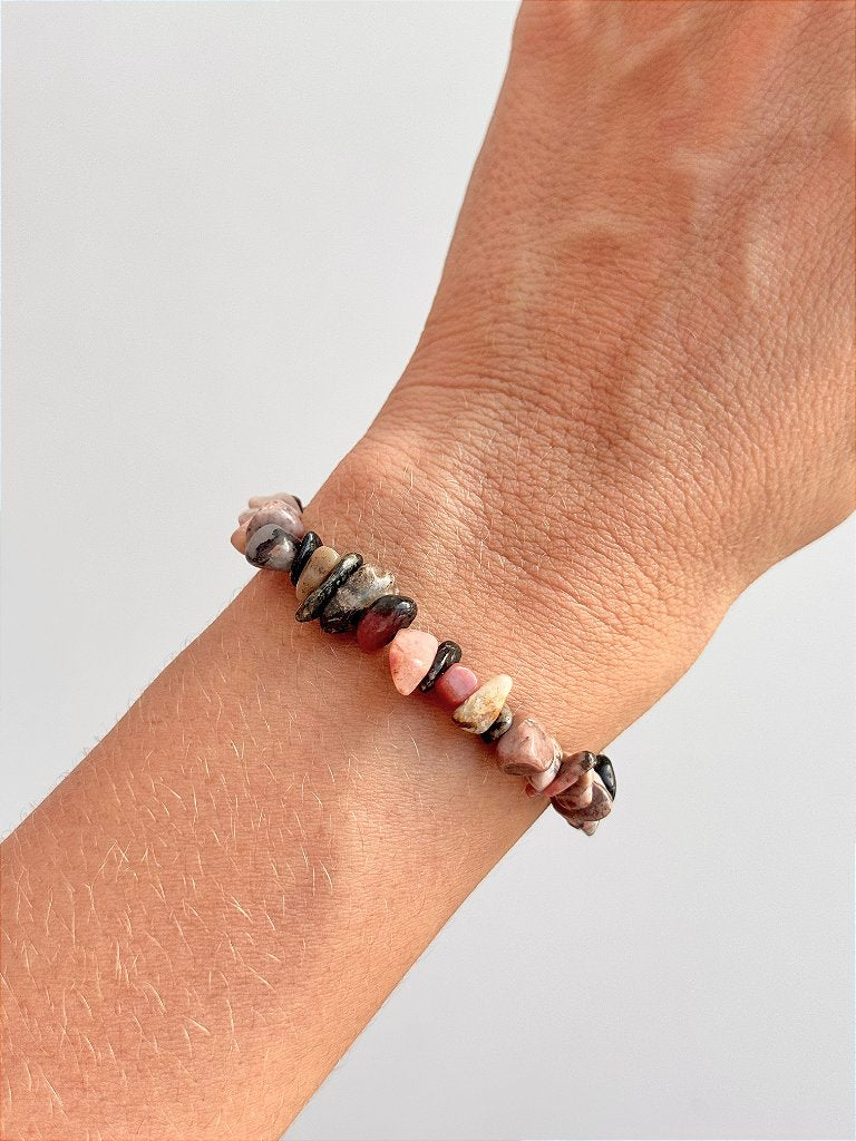 Pulseira de Rodonita - Magnetismo pessoal e atração