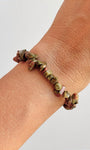 Pulseira de Unaquita - Equilíbrio Emocional, Antidepressiva, Visão Psíquica e Gravidez Saudável