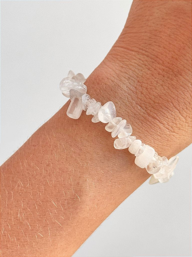 Pulseira de Pedra da Lua - Sensualidade, Energia Feminina, Domínio das Emoções e Fertilidade