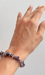 Pulseira de Ametista Roxa - Intuição, Conexão, Espiritualidade e Eleva a Vibração