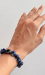 Pulseira de Lápis Lazúli - Dom, Propósito, Objetividade; Estimula Inteligência; Capta Mensagens Espirituais