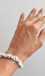 Pulseira de Howlita - Paciência, Ansiedade, Equilíbrio de Emoções e Paz