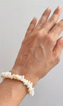 Pulseira de Madre Pérola Branca - Amor Incondicional, Riqueza, Beleza, Proteção e Pensamentos de Paz