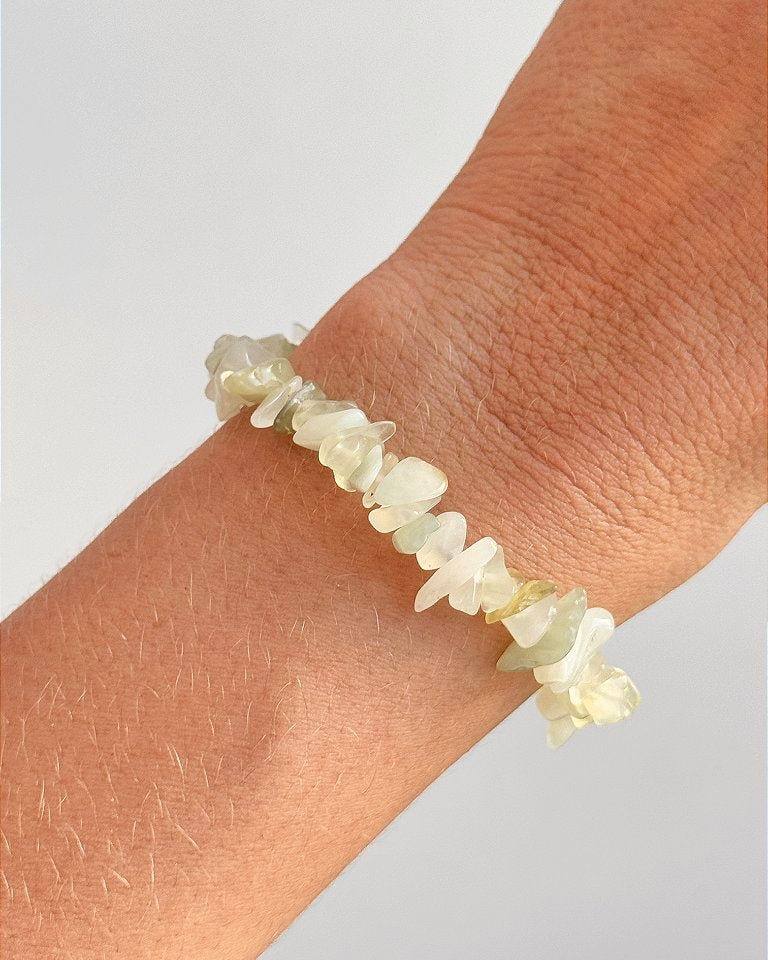 Pulseira de Jade - Pedra das Virtudes - Aflora seu Melhor; Autoestima; Bondade; Equilíbrio Emocional; Paz Interior