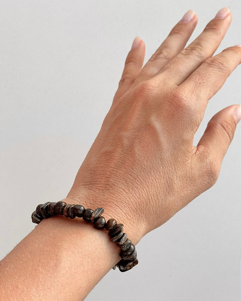 Pulseira de Bronzita - Calma e Autocontrole; Traumas; Pessoas Nervosas e Impulsivas; Auxilia em Dietas
