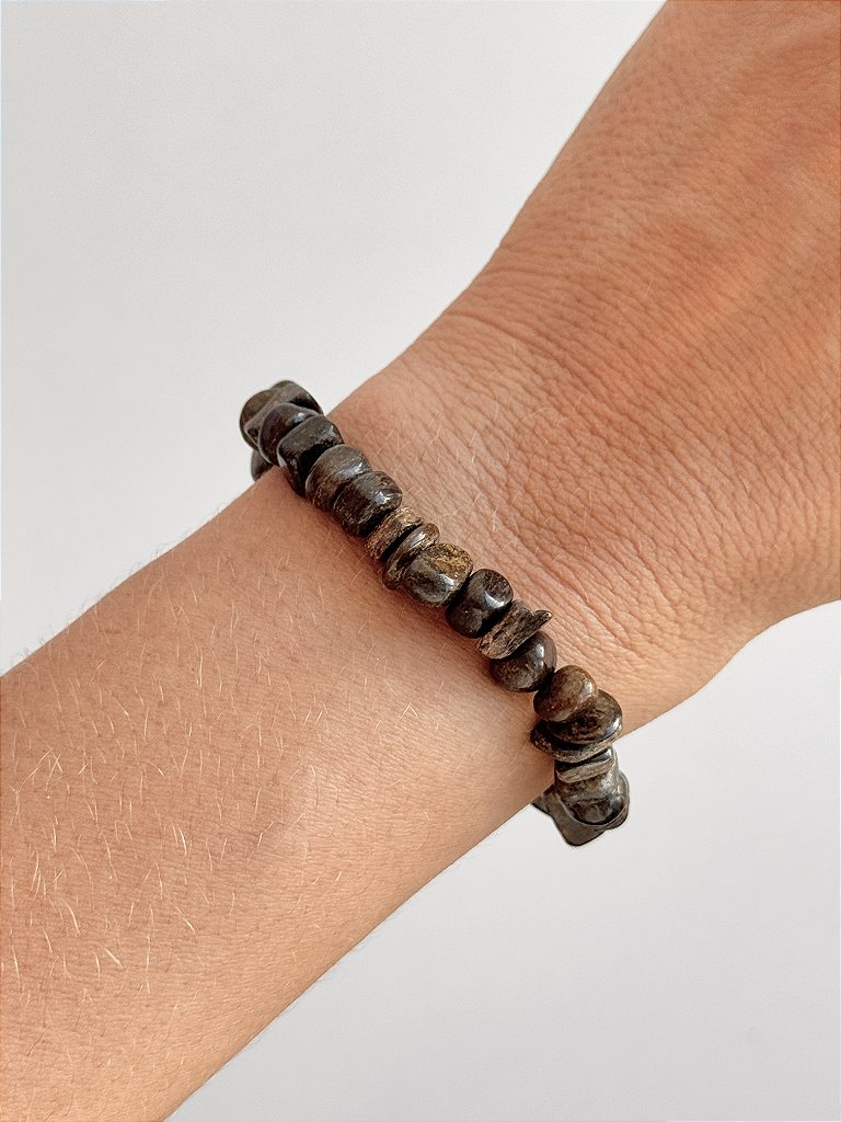 Pulseira de Bronzita - Calma e Autocontrole; Traumas; Pessoas Nervosas e Impulsivas; Auxilia em Dietas