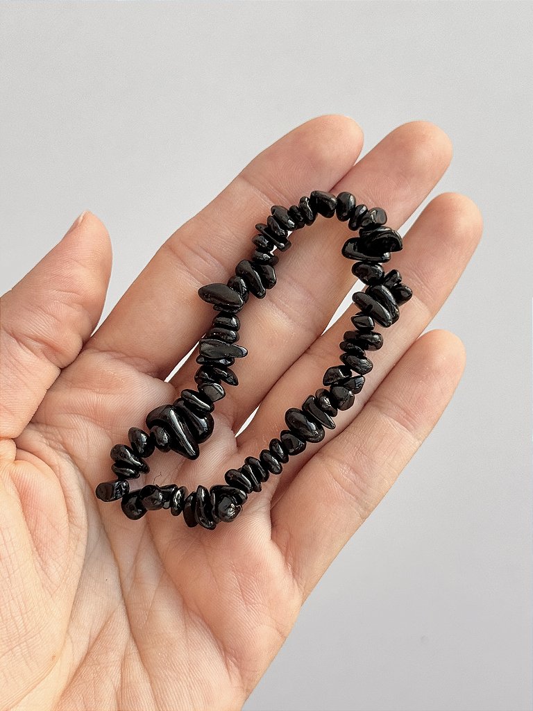 Pulseira de Obsidiana - Proteção; Concentração; Autodescoberta; Consciência sobre seus Erros