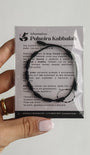 Pulseira Kabbalah dos 7 Nós Preta - Amuleto de Força, Firmeza e Proteção