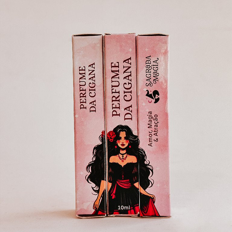 Perfume da Cigana - 3 Unidades - Amor, Magia e Atração