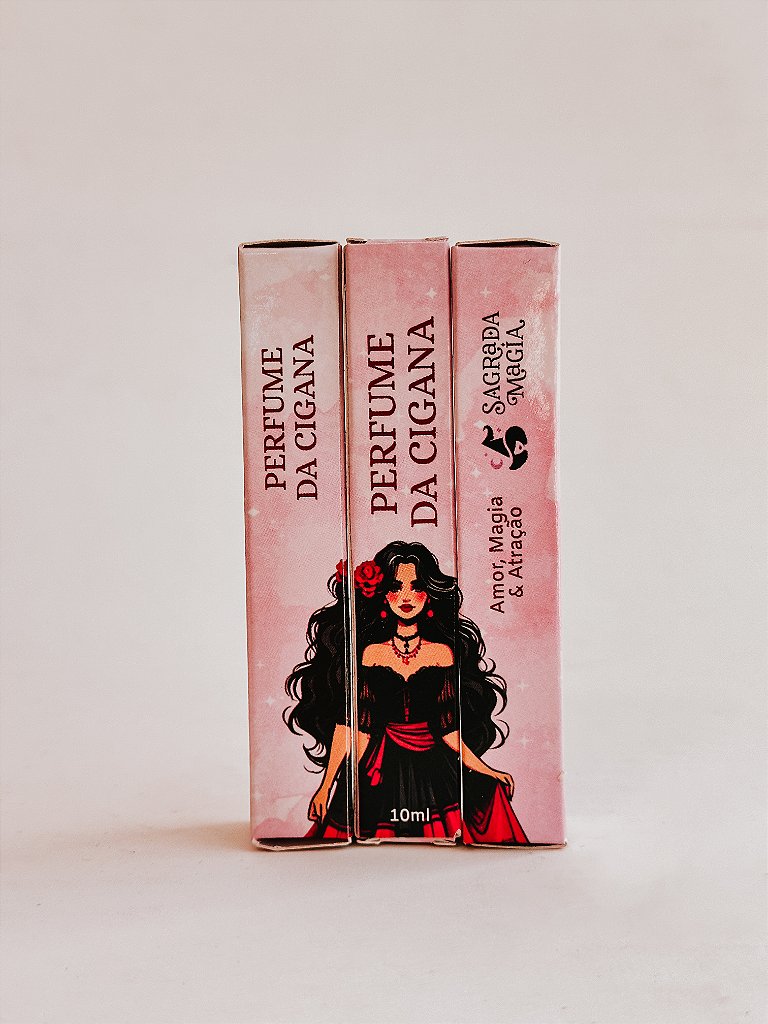 Perfume da Cigana - 3 Unidades - Amor, Magia e Atração